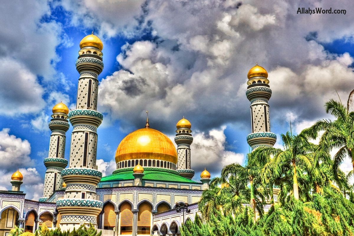 Beautiful Mosque HD Wallpaper