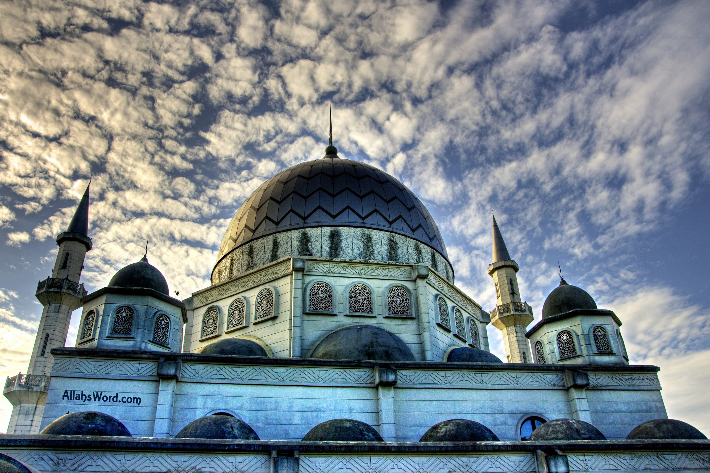 Masjid Sunny Mosque HD Background